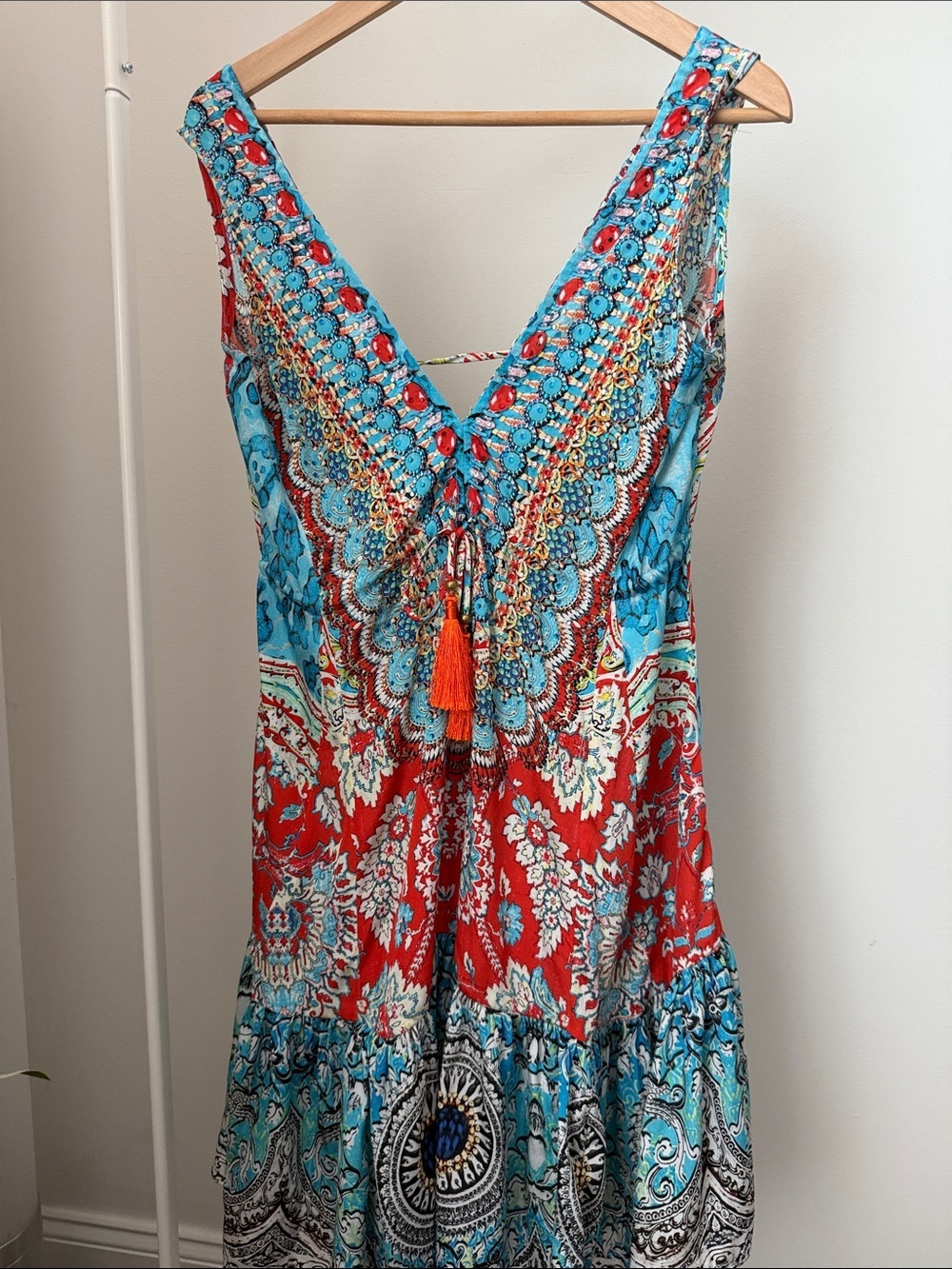 La Moda Sunset Resort Beach Coverup Dress Size L/ Xl — image 5 of 6